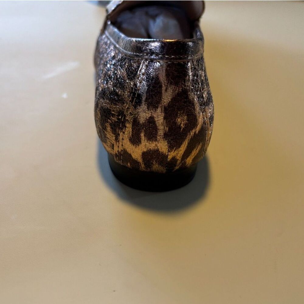 Kate Spade New York 245113 Lana Loafers Bronze Metallic Leopard Print Sz 8 - Picture 6 of 7